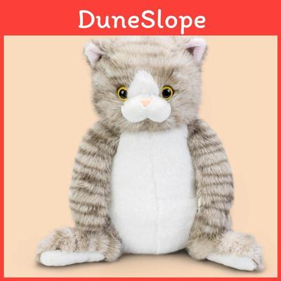 Плюшевая игрушка-кошка с магнитной сидячей позой для подарка и декора
