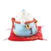 Lucky Cat Coin Bank 4.5in Exquisite Cute Bring Luck Good   Ceramic Fortune Cat Saving Pot Desk Decoration