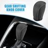 A ABSOPRO Gear Shift Lever Cover for Volkswagen Gen 2018-2022 Automotive Interior Gear Shift Knob Trim Black Gray Stitching