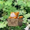 Кошачьи фигурки Изысканные Милые Садовые куклы Твердая модель Креативный микроландшафт