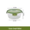 Transparent Microwave-Safe Fresh-Keeping Kitchen Box for Rice, Fruit & Lunch