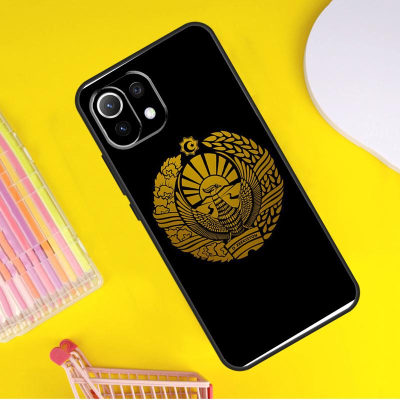 Чехол Флаг Узбекистана для Xiaomi 14 13 Ultra 11T 12T 13T 14T Pro POCO X7 Pro X3 X5 F3 F5 F6 M6 X6 Pro