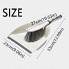 Handheld Mini Dustpan and Brush Set Flexible Handheld Sweeping Brush  Keyboard Cleaning