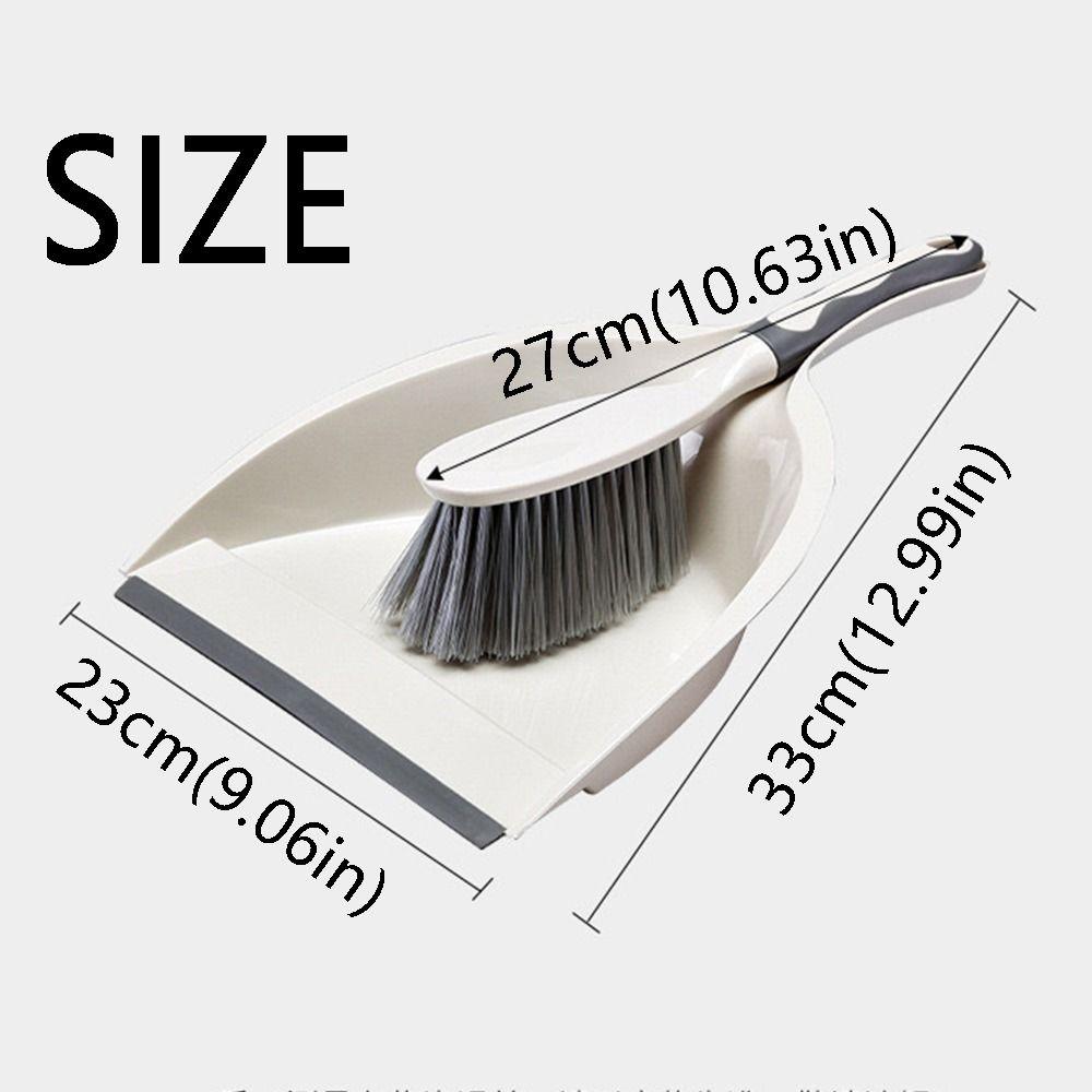 Handheld Mini Dustpan and Brush Set Flexible Handheld Sweeping Brush  Keyboard Cleaning