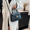 Trendy And Chic Small Square Handbag Stylish Pu Leather Crossbody Bag For Casual Outings