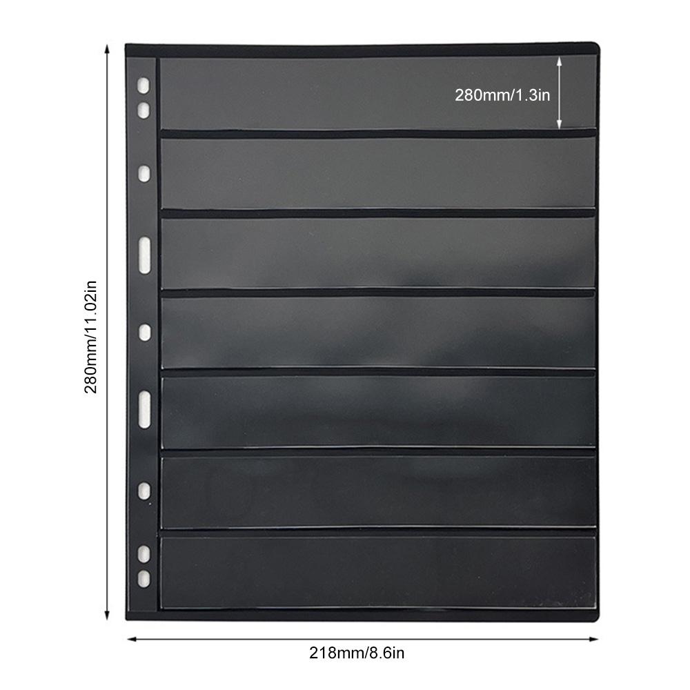 10 шт. 7 сеток почтовых марок альбом страниц коллекция монет держатель марок с отрывными листами книга с отрывными листами банкноты