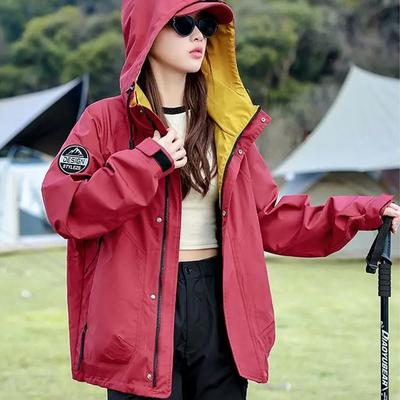 Легкая модная куртка софтшелл с капюшоном, водонепроницаемая, ветрозащитная, для улицы, унисекс, уличная мода, топ для хайкинга