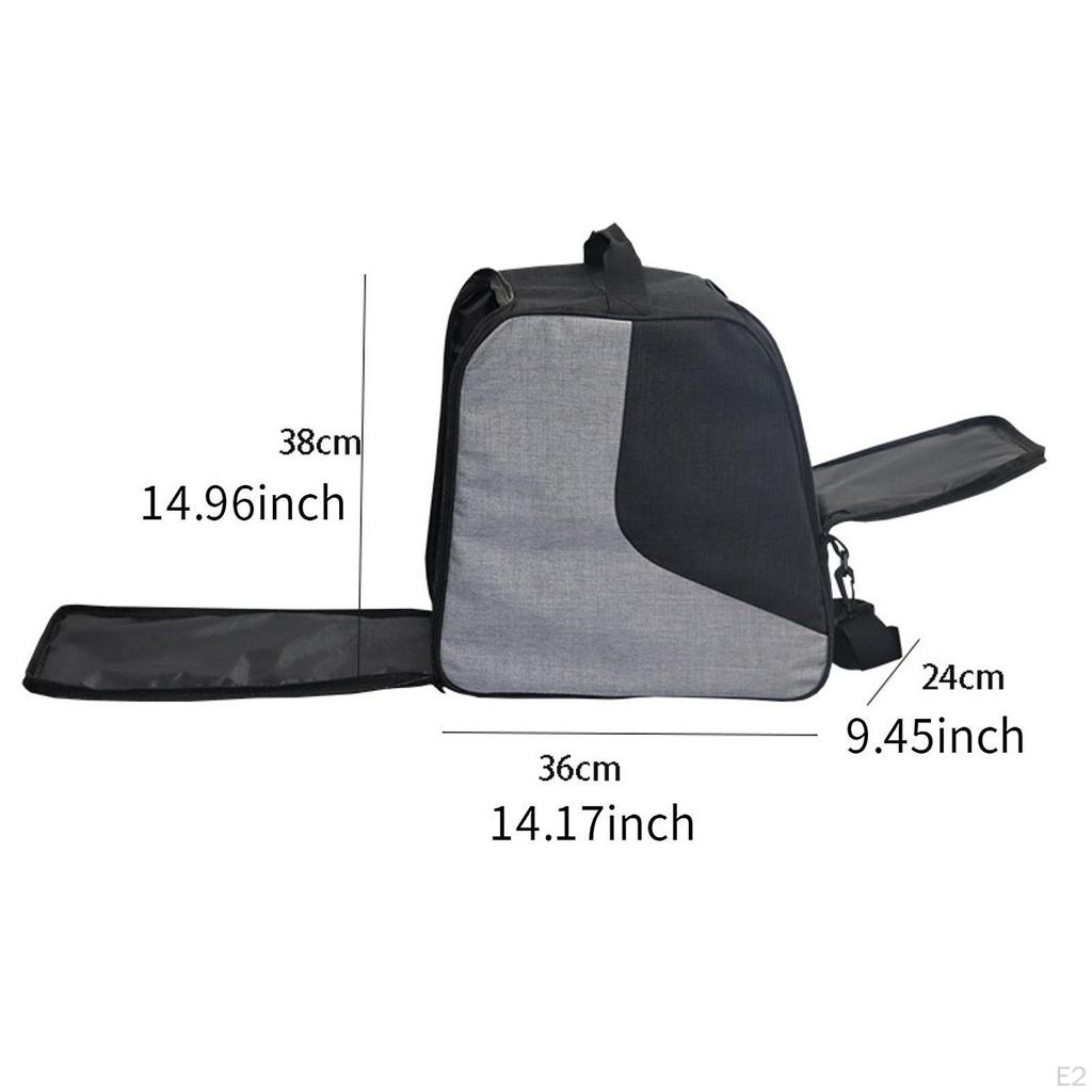 Сумка для лыжных ботинок для взрослых, для переноски снега с регулируемым плечевым ремнем, для сноуборда