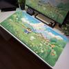 Extended Anime Kawaii C-crayon Shin-chan Mouse Pads Non-slip Cartoon Rugs Gaming Aesthetics Table Laptop Keyboard Rubber Carpets