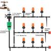 50M Система микрокапельного полива Автоматический набор для полива растений с регулируемыми капельницами и шлангом - Инструменты для туманообразования для сада на открытом воздухе