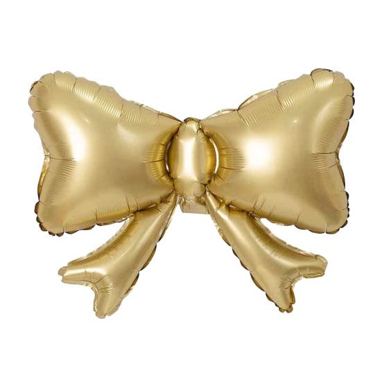 Bow Balloons Quick Inflate Balloon for Birthday Party Decorations Elegant Wedding Bridal Bachelorette Gender Reveal Photo Backdrop Foil Balloons