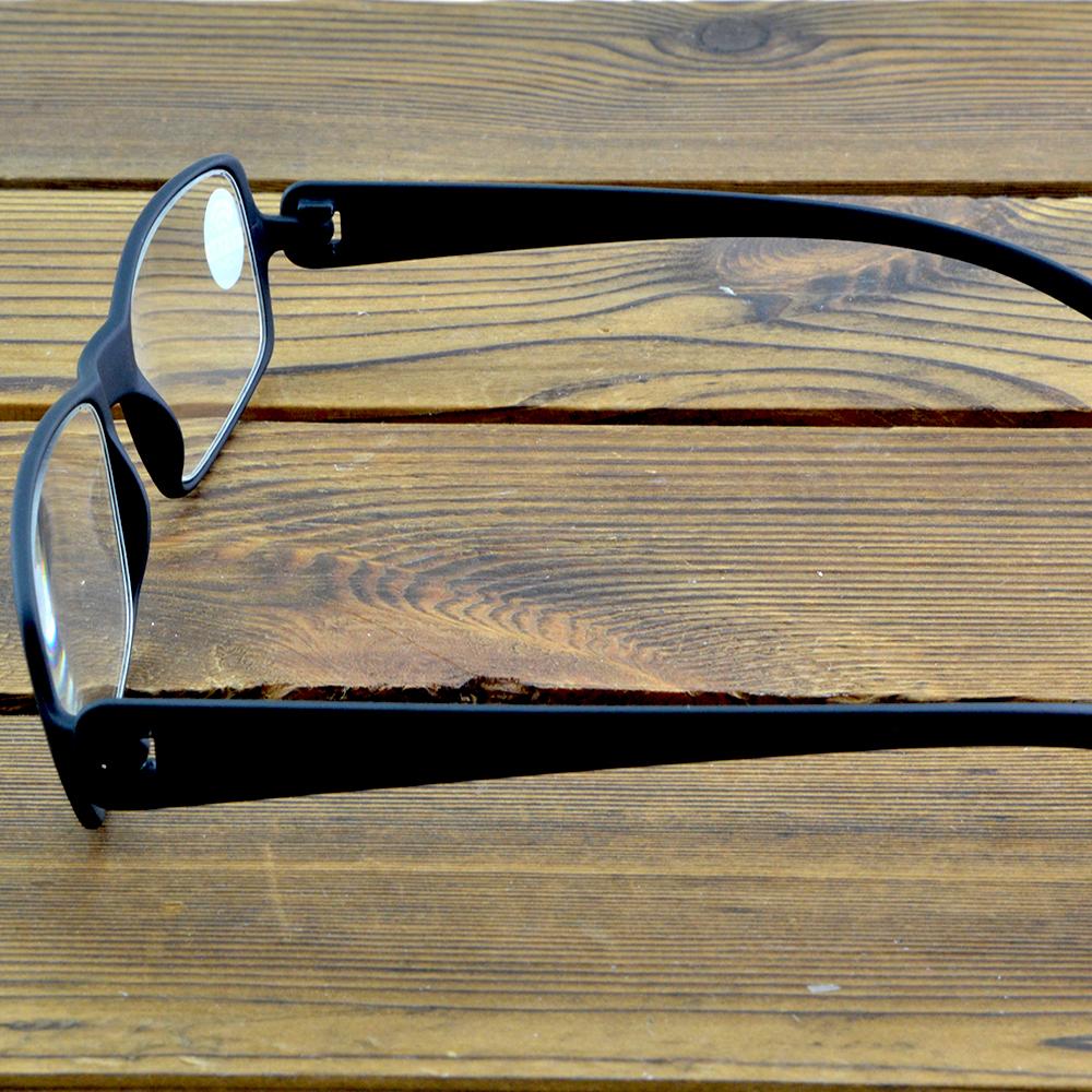 Очки для чтения унисекс с толстой квадратной оправой Clara Vida черного цвета +1 +1.5 +2 +2.5 +3 +3.5 +4