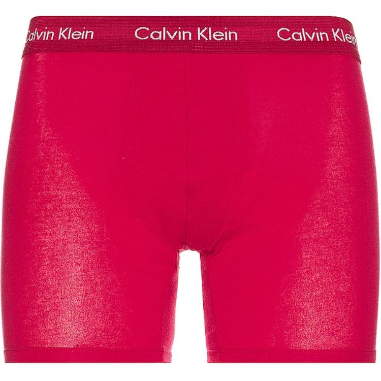 Calvin Klein Мужское нижнее белье Боксеры средней длины с жаккардовым узором в стиле Color Block, 5 шт., Разные цвета NB1875-902