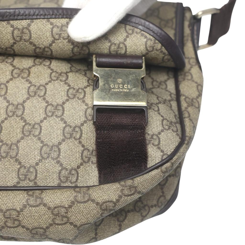 Gucci GG plus GG Supreme Сумка через плечо GG Supreme Canvas Коричневый 201732 002122 Б/у