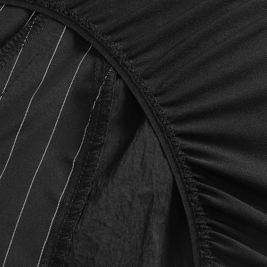 Nike Running Division Полосатый дизайн тренировочные повседневные спортивные шорты средней посадки женские шорты черные FN2716-010