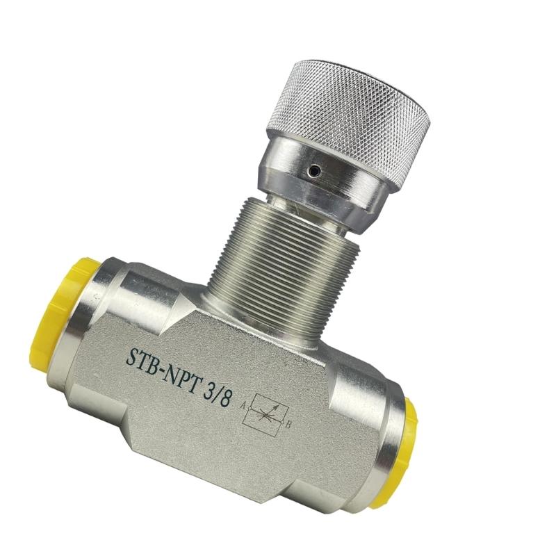Single Way Throttle Check Valves High Pressure Hydraulic Cylinder Speed Control Valves For Pipe Fittings Easy to Install