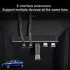 USB-концентратор-шунт для Tesla Model Y Model 3 Аксессуары 21-23 27 Вт Быстрая зарядка Type-C SD Док-станция Расширение
