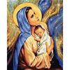 5D Diy Diamond Painting Religion Our Lady Cross Stitch Round Diamond Mosaic Home Paintings Crafts
