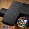 Hamyon Magnitli Qopqoqli Kartalar uchun Uyacha Teri Chexol Samsung Galaxy Xiaomi Redmi Huawei Google iPhone Vivo uchun