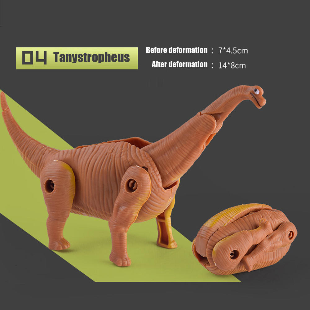 (H0915)Имитация игрушечной модели динозавра, деформированная коллекция яиц динозавра для детей