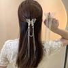 Headwear Simple Elegant Hair Claw Butterfly Hairpin Hair Accessories Pearl Tassel Hair Clip