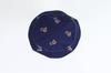 (Polo Ralph Lauren) Men's and Women's Wingfoot Multi-Embroidered Cotton Bucket Hat P Wing 01080280 LXL Size NAVY MULTI [Used]