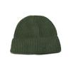 Cold Hat Men's Winter Warm Solid Color Short Melon Fur Hat Men's Dome Wool Knitted Hat Retro Beanless Winter Hat