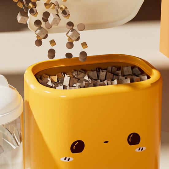 Автоматическая кормушка для кошек 2-в-1, диспенсер для воды, многоцелевая, для маленьких кошек, собак, щенков, миска для кормления едой и водой, товары для питомцев