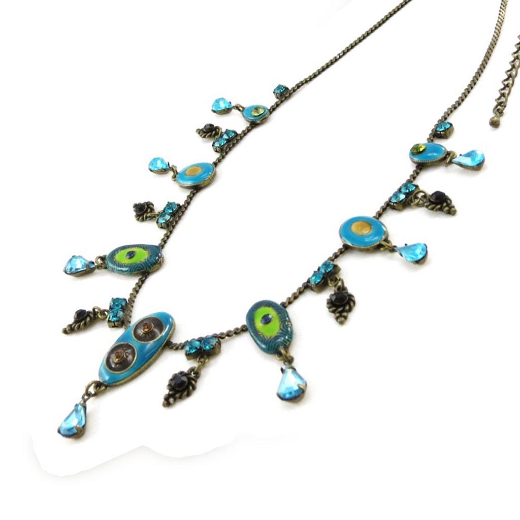 Les Trésors De Lily [E5710] - Дизайнерское колье «Mitsou», бирюзовый