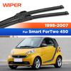 Для Smart ForTwo 450 1998-2007 Дворники Передние Стеклоочистители Лобовое Стекло Окно Автомобиля Щетки от Дождя 21"+21"