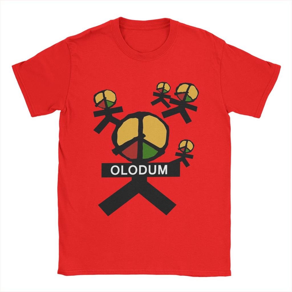 Olodum T-Shirts for Men Amazing Pure Cotton Tee Shirt Round Neck Short Sleeve T Shirts Gift Idea Clothes
