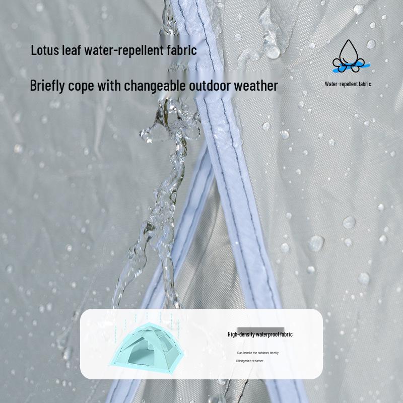 Автоматическая уличная складная палатка для кемпинга с серебряным покрытием - водонепроницаемая и прочная