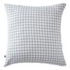 Pillowcase Woven-dyed Small Squares Deco "Gaïa Mix" 60 X 60 Cm &; 50 X 70 Cm "Cotton Gauze" - Gaïa Mix Chantilly - 60 X 60 C