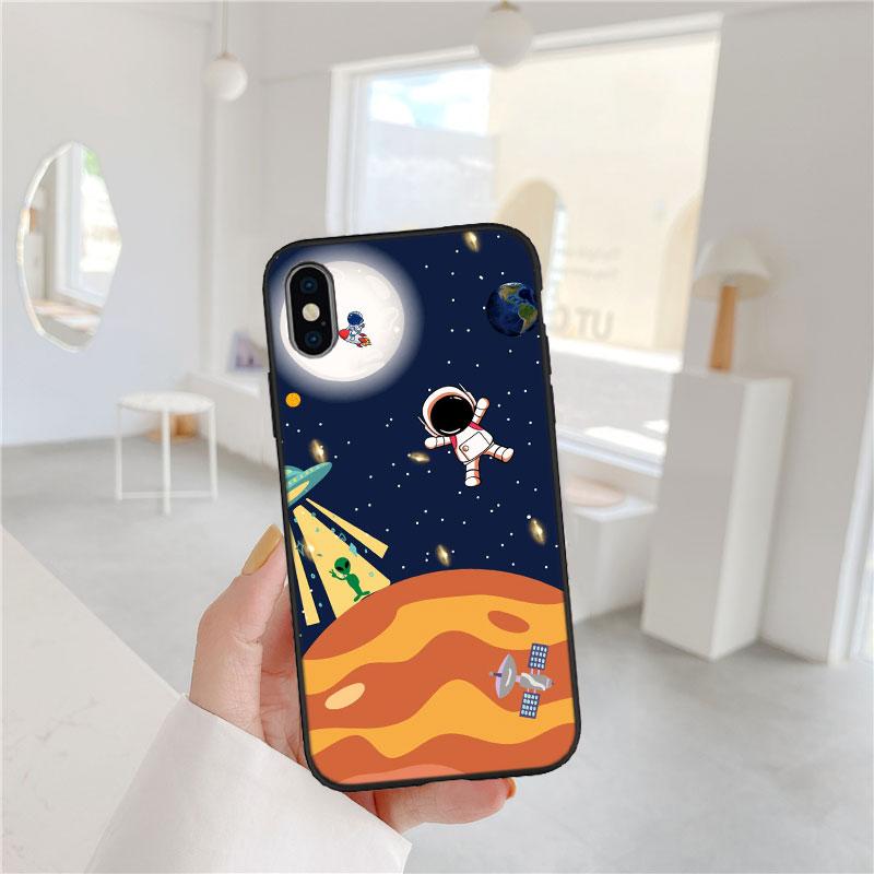 LO12 Чехол для телефона Астронавт Космос Луна для OPPO A40 A60 A80 A15 A16 A16K A12 A17 A17K A54 A54S A53 A53S A55 A56 A57 A98 F23