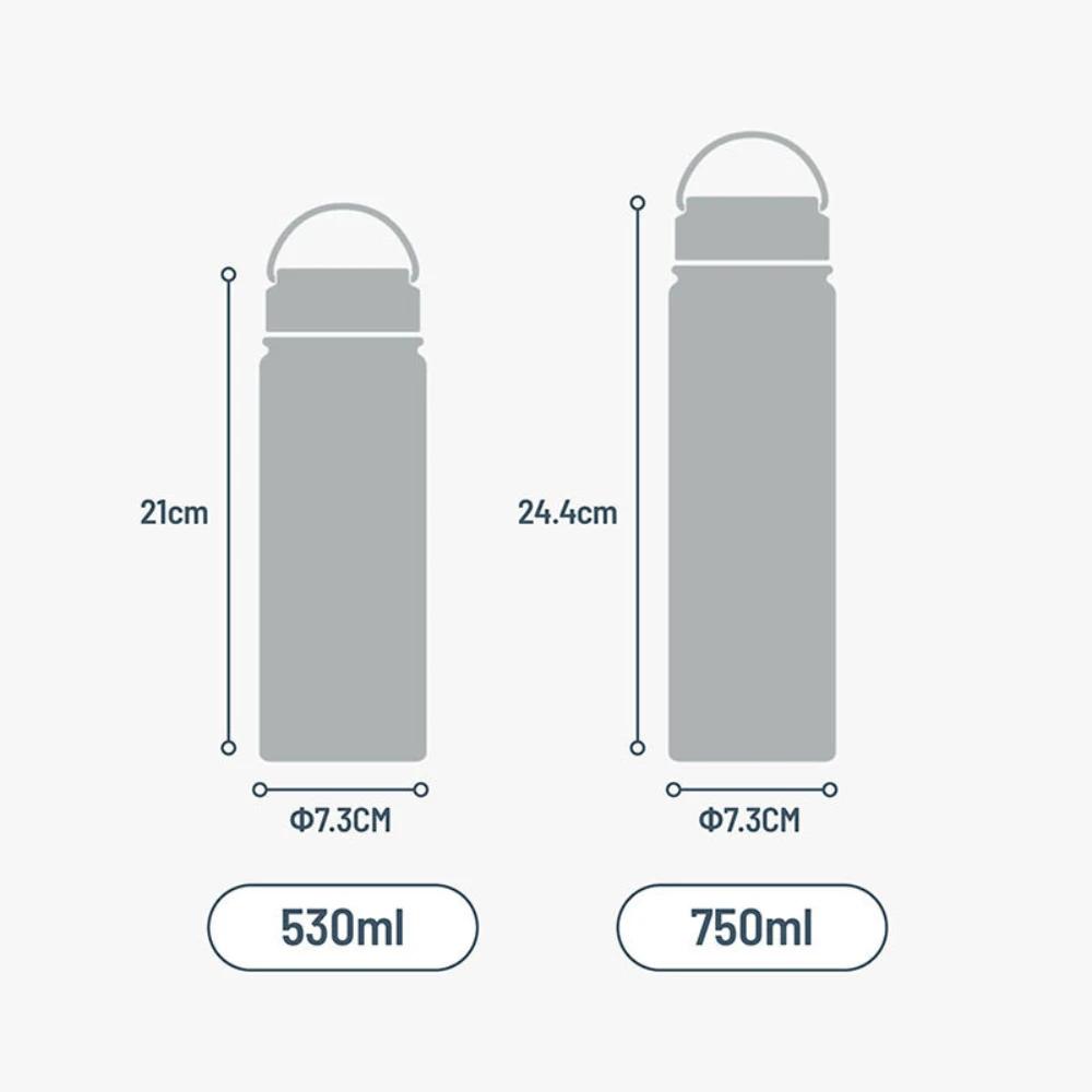 Tyeso Gradient Stainless Steel Insulated Water Bottle Portable Travel Mug for Men Women and Students Handheld Sports Water Cup