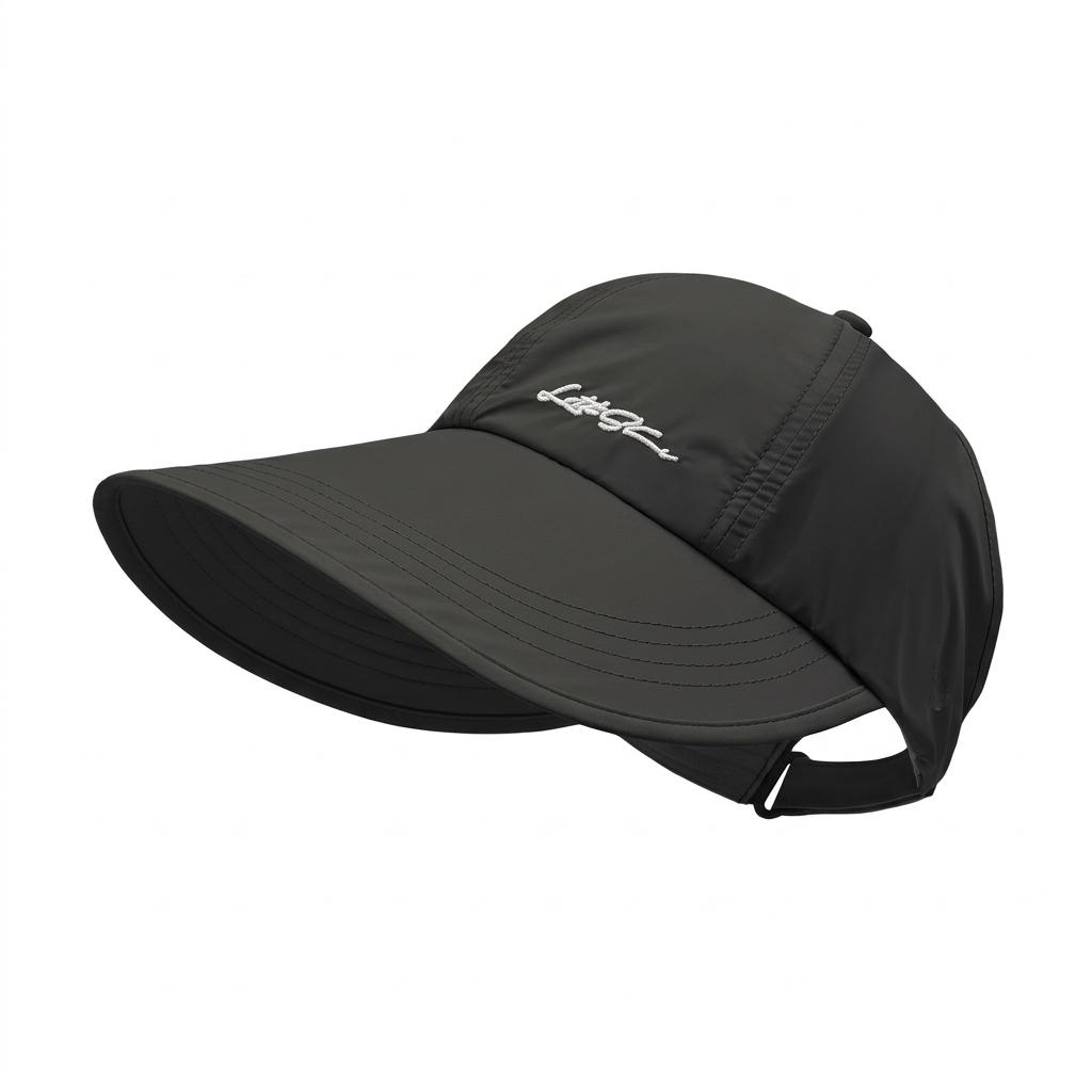 Women's Sun Protect Hat With Wide Brim And Ponytail Opening For Outdoor Activities