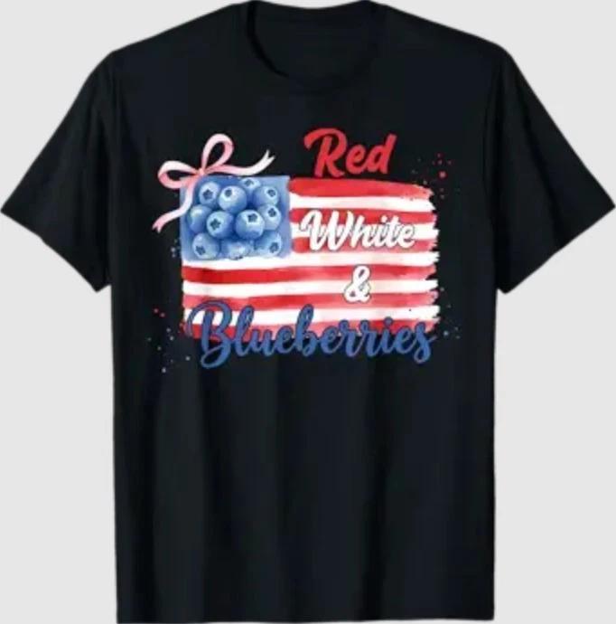 Red, White and Blueberries T-Shirt