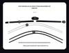 Discovery 5 Frameless Front Wiper Blades: Original High-Definition Rubber, Silent Operation