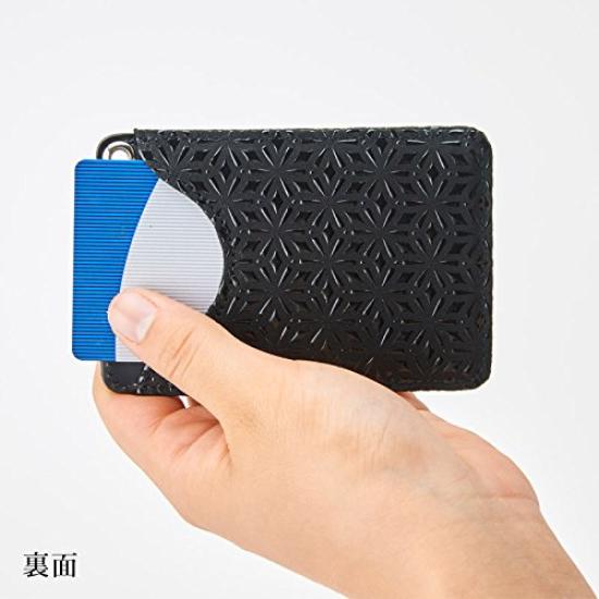 Inden Indenya Юсити Уэхара Indenya Натуральная кожа Холдер для пропусков Холдер для пропусков Номер модели 2525 Красный фон x белый лак Узор «Виноград» Натуральный