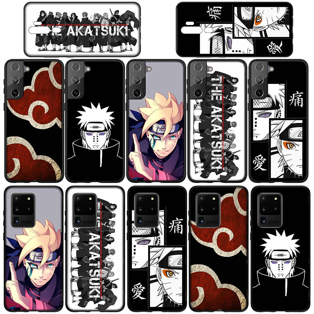 Для Samsung Galaxy S24 S23 iPhone 16 15 14 Xiaomi Redmi Note 13 12 11 10Plus 9 Pro Max X XR чехол для телефона Pain Akatsuki Itachi Naruto OPPO Huawei Cover
