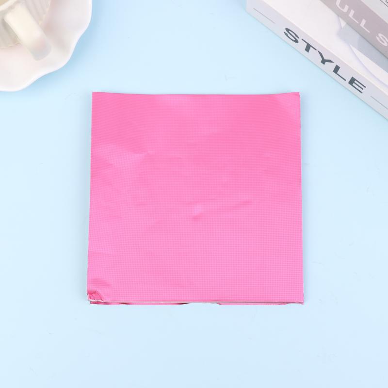 100 шт. 15X15 см Алюминиевая фольга Оберточная бумага Листы Фольга Бумага для упаковки конфет Шоколад Свадебная вечеринка Упаковка для конфет