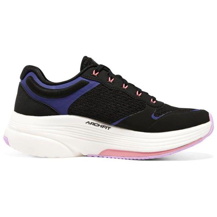 Skechers Go Walk Distance Walker Низкие спортивные повседневные кроссовки Женские кроссовки Черный 125130-BKLV