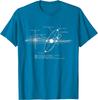 Solar System Diagram Astronomy T-Shirt Men's Casual Cotton Graphic Tee Trip Wear
