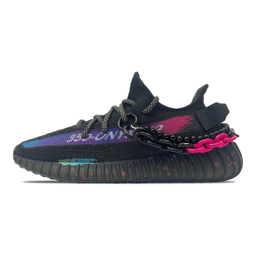 adidas Оригинальные Yeezy Boost 350 V2 Скользкие Легкие Нескользящие Легкие Низкие Повседневные Кроссовки Унисекс HQ4540(Команда188-)