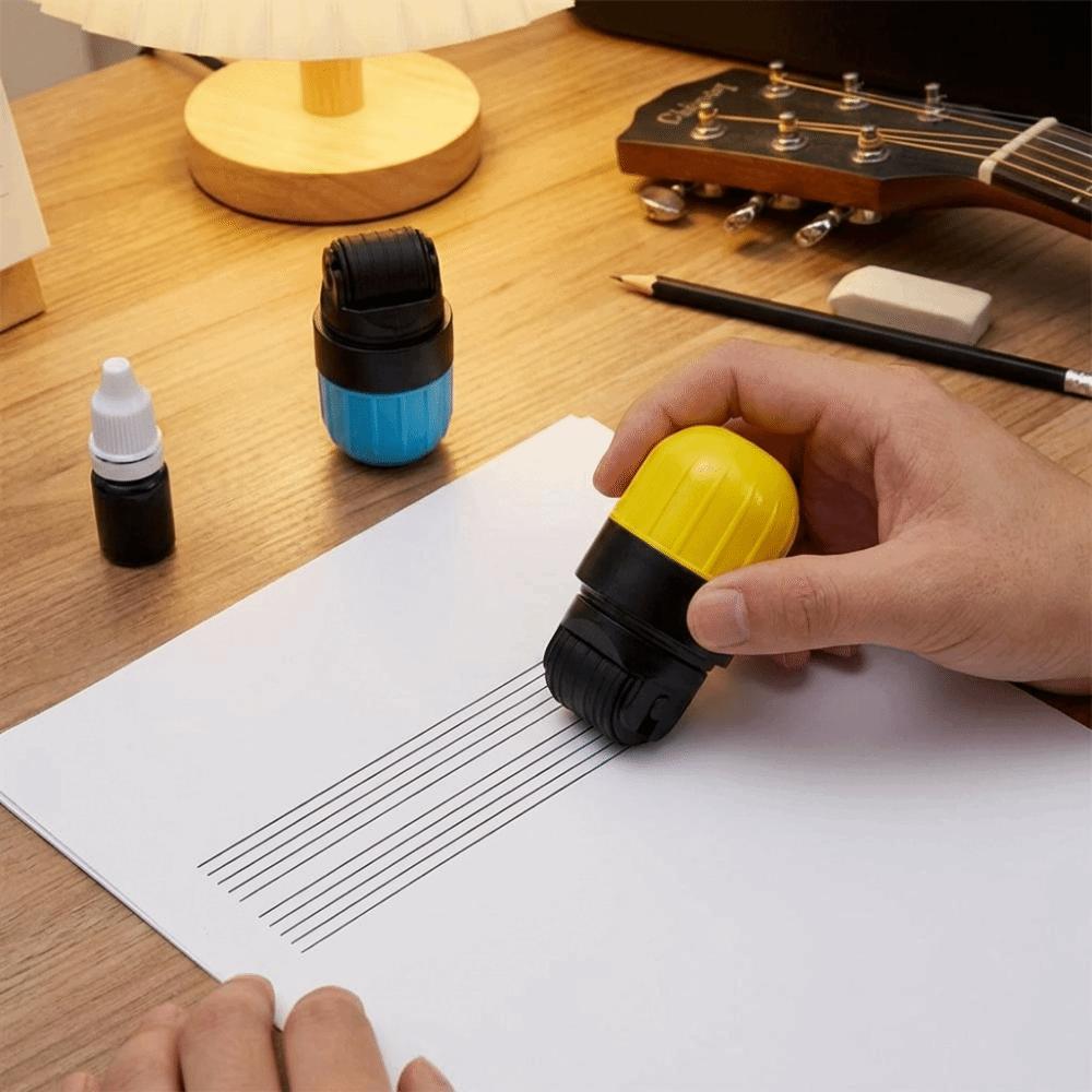 Rolling Stamps Music Notation Stamp 5-Line Staff Staff Roller Sheet music stamp tool Music Writing
