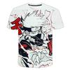 Naruto Peripheral T-shirt 3D Digital Printing Top Naruto Kakashi Fashion Loose Comfortable Casual Short Sleeve