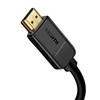 Baseus 3m HDMI 2.0 Cable - 4K 60Hz, 3D HDR, 18Gbps – Black (Model: CAKGQ-C01)