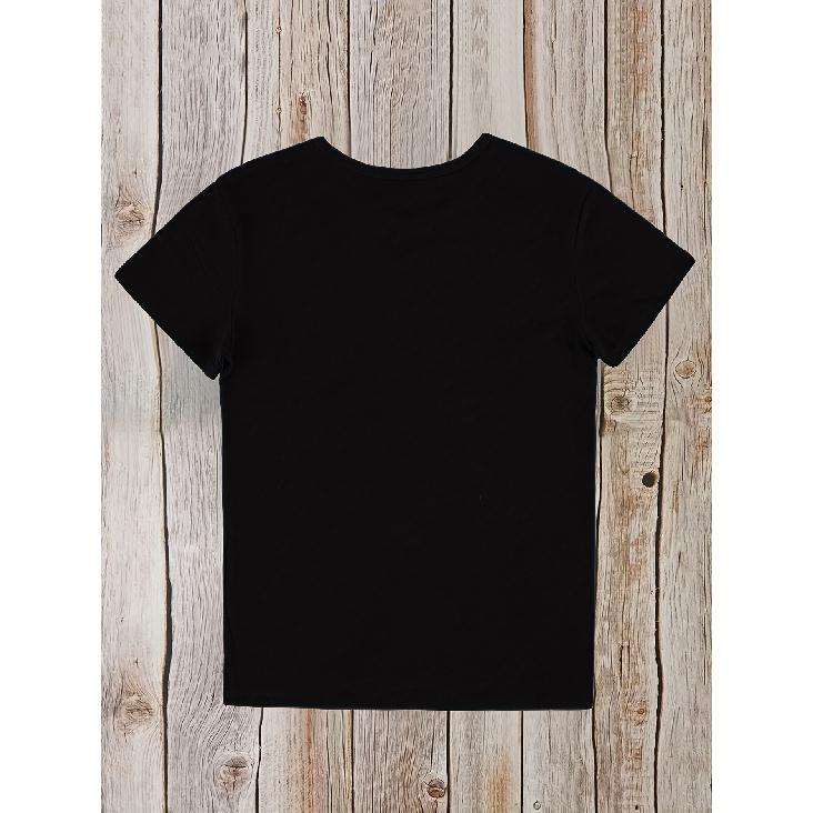 Японская манга и аниме веселый T-shirt с принтом клубничного молока