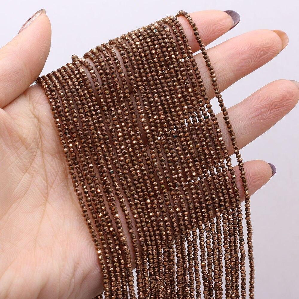 5 прядей, бусины из натурального камня с кристаллическим покрытием, цветные граненые маленькие бусины для изготовления ювелирных изделий, сделай сам, ожерелье, браслет, серьги, аксессуар