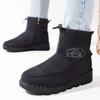 Обувь Женские Зимние Ботинки Хлопковая Обувь Теплые Хлопковые Ботинки Флисовые Утепленные Длинные Ботинки Универсальные Женские Ботинки
